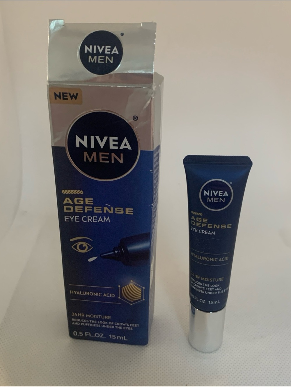 Nivea Men Age Defense Eye Cream - .5 Oz NIB